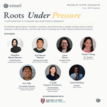 Cover Image for Roots Under Pressure: AANHPI Founders, Investors & Mental Wellness