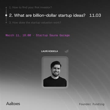 Cover Image for Founder Funding 2: What are billion-dollar startup ideas?