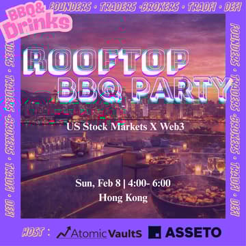 Cover Image for Atomic&Asseto Rooftop BBQ Party｜US Stock Markets × Web3
