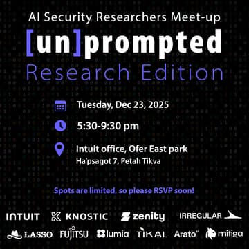 Cover Image for [un]prompted | AI Security Researchers Meet-up
