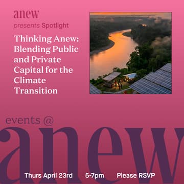 Cover Image for Thinking Anew: Blending Public and Private Capital for the Climate Transition