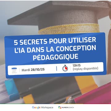 Cover Image for 5 secrets pour utiliser l'IA dans la conception pédagogique