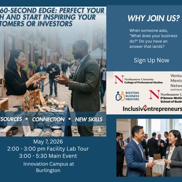 Cover Image for VMN In-person Mentoring Event: Pitch Workshop