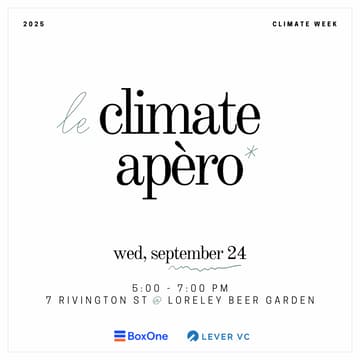 Cover Image for Le Climate Apèro - Foodtech Cocktail