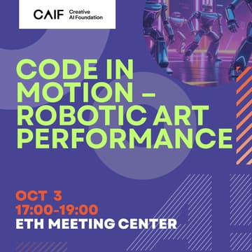 Cover Image for Creative AI Foundation: Code in Motion –  Robotic Art Performance