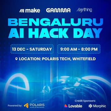 Cover Image for Bengaluru AI Hack Day