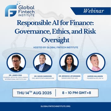 Cover Image for Responsible AI for Finance: Governance, Ethics, and Risk Oversight