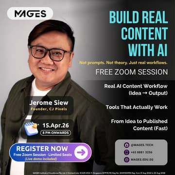 Cover Image for BUILD REAL CONTENT WITH AI (FREE ZOOM SESSION)