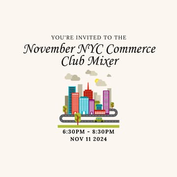 Cover Image for NYC Commerce Club November Mixer