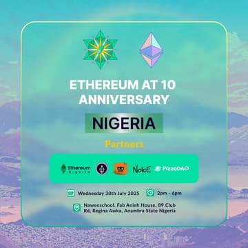Cover Image for Celebrating Ethereum At 10 - Greenpill Nigeria (AWKA EDITION)