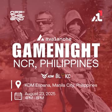 Cover Image for Team1 Game Night - Off The Grid National Capital Region @ KDM Espana, Manila City