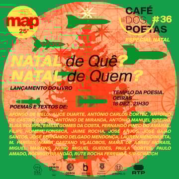 Cover Image for Café dos Poetas 36 "Natal de quê? De quem?"