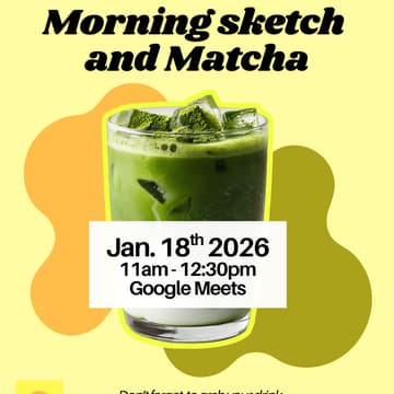 Cover Image for Morning Sketch & Matcha #1