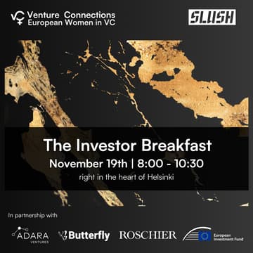 Cover Image for 🇫🇮 SLUSH Investor Breakfast | Women & Men Allies in VC