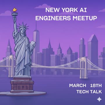 Cover Image for NY AI Engineers: March w/ Bloomberg, Instacart, & Tabs Presenting
