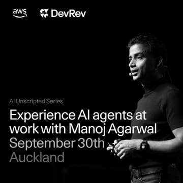 Cover Image for AI Unscripted Series: Experience AI agents at work with Manoj Agarwal