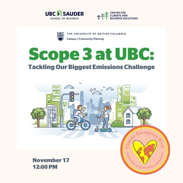 Cover Image for Scope 3 at UBC: Tackling Our Biggest Emissions Challenge