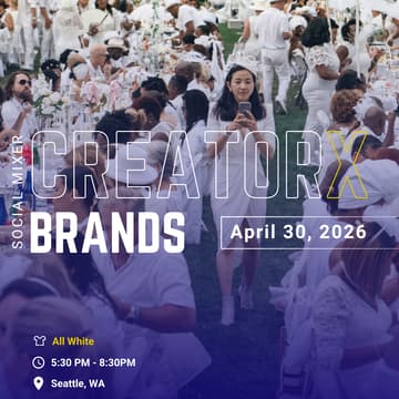 Cover Image for Aeone CreatorXBrands Meetup Networking Social: Creator Registration