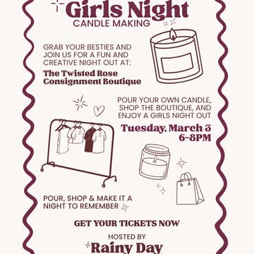 Cover Image for Girls Night Candle Making