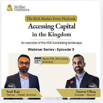 Cover Image for Webinar 3: Accessing Capital in the Kingdom