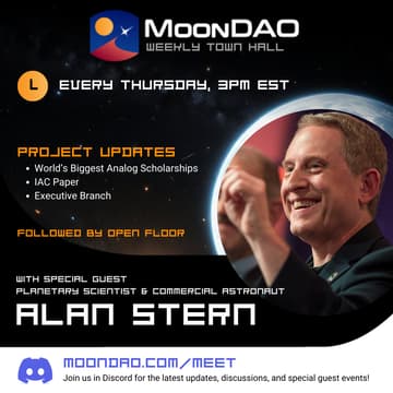 Cover Image for Alan Stern | MoonDAO Town Hall