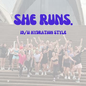 Cover Image for She Runs x Hydralyte City Run