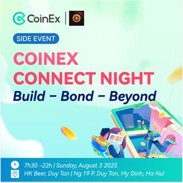 Cover Image for CoinEx Connect Night – Build – Bond – Beyond