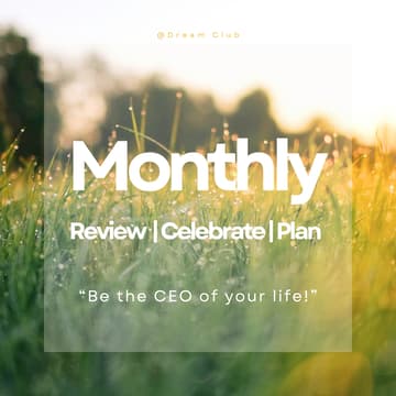 Cover Image for [June] Monthly Review, Celebration & Planning 🎊🍾🥂