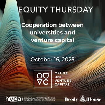 Cover Image for Equity Thursday x Obuda Uni Venture Capital – Cooperation between universities and venture capital