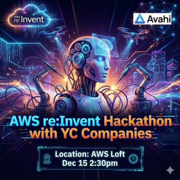 Cover Image for AWS re:Invent AI Agents Hackathon with YC Startups