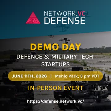 Cover Image for Network VC Defense Demo Day | Menlo Park (In-Person event)