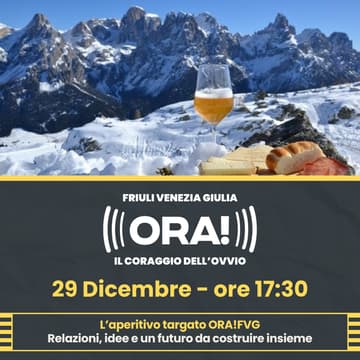Cover Image for Brindisi di fine anno ORA!FVG