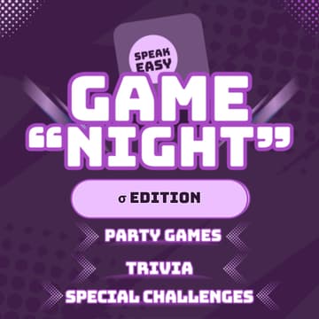 Cover Image for SpeakEasy σ - Game "Night" w/ 🍷
