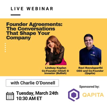 Cover Image for (Webinar) Founder Agreements: The Conversations That Shape Your Company