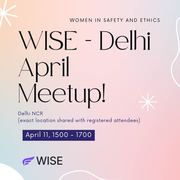 Cover Image for WISE - Delhi April Meetup!
