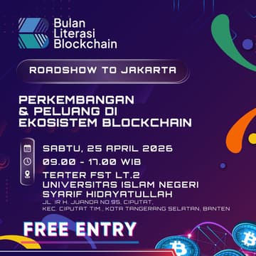 Cover Image for Bulan Literasi Blockchain: Roadshow ke Jakarta