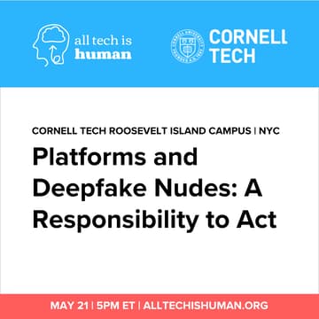 Cover Image for Platforms and Deepfake Nudes: A Responsibility to Act
