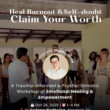 Cover Image for Heal Burnout & Self-Doubt to Claiming Your Self-Worth & Powerful Manifestation