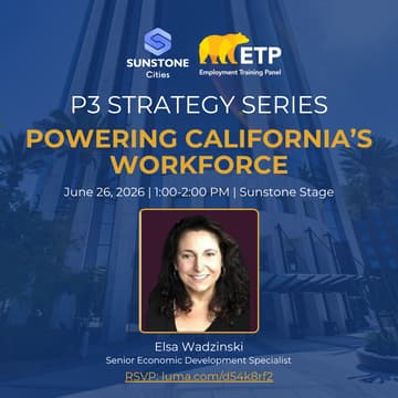 Cover Image for P3 Strategy Series feat. Elsa Wadzinski, Employment Training Panel (ETP)