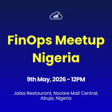 Cover Image for FinOps Weekly Abuja Meetup