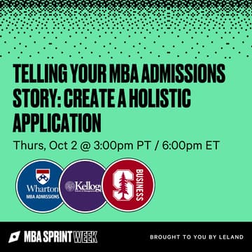 Cover Image for Telling Your MBA Admissions Story: Create A Holistic Application