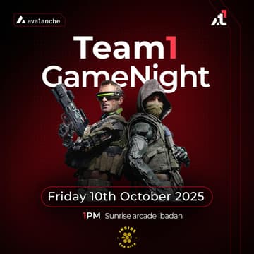 Cover Image for Team1 Game Night, Ibadan