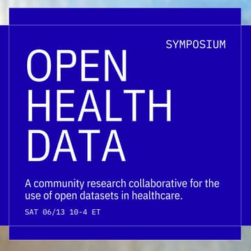 Cover Image for Open Health Data Symposium