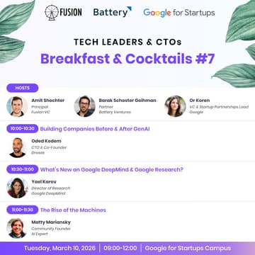 Cover Image for Tech Leaders & CTOs - Breakfast & Cocktails #7