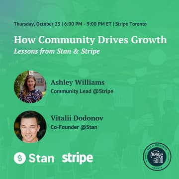 Cover Image for How Community Drives Growth: Lessons from Stan & Stripe