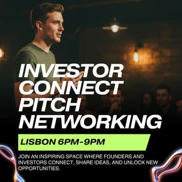 Cover Image for Startup Pitch & Investor Connect — Lisbon