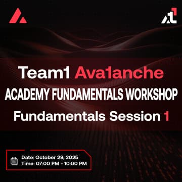 Cover Image for Team1 Avalanche Academy Workshop - Fundamentals Session 1