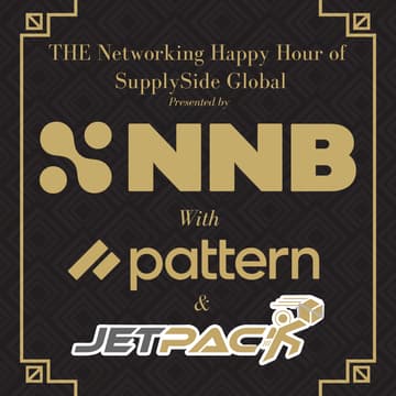 Cover Image for THE Networking Happy Hour of SupplySide Global - Presented by NNB Nutrition, Pattern & Jet Pack