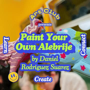 Cover Image for 🐯 Paint Your Own Alebrije with Daniel
