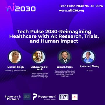 Cover Image for No. 51 Tech Pulse 2030-Reimagining Healthcare with AI: Research, Trials, and Human Impact- Chicago